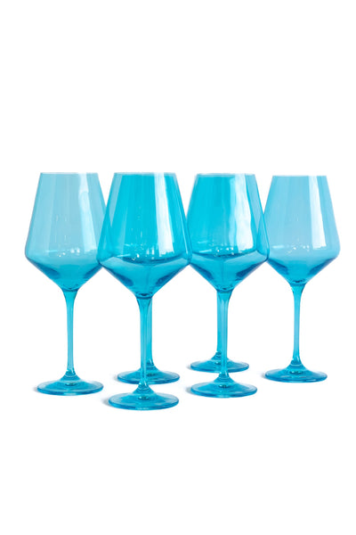 Estelle Colored Glass Stemless Wine Glass (Set of 6)