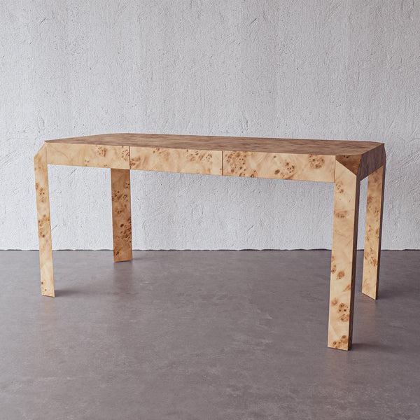 Oslo Burl Wood Veneer Desk