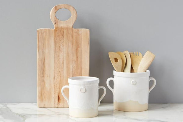 Handthrown Crock and Utensil Set