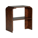 Graylin Mappa Burl Wood End Table