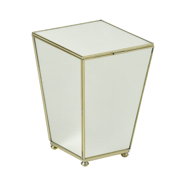 New Mirror mini waste bin with top