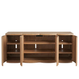 Lumi Fluted Front Credenza