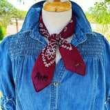 Embroidered Aggie Bandana