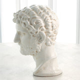 Italian Bust White Glaze