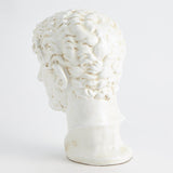 Italian Bust White Glaze