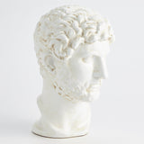 Italian Bust White Glaze