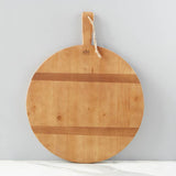 Round Pine Charcuterie Board Large  by etu Home