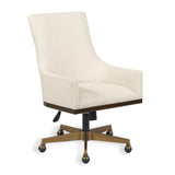 Upholstered Swivel Desk Chair