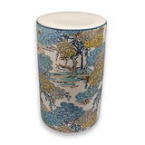 Sea of Trees Schalamandre Pattern Garden Stool