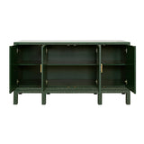 Kelley Green Grasscloth Buffet