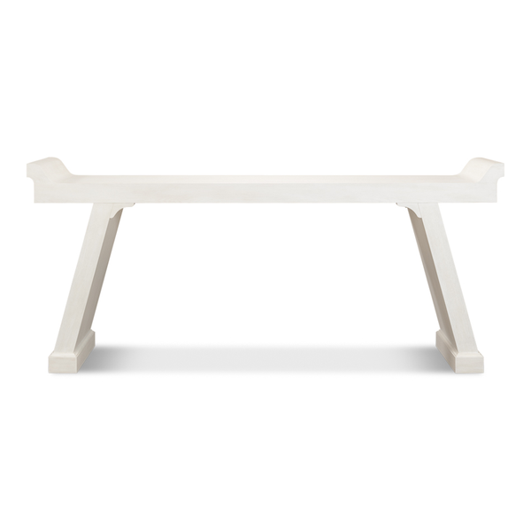 Extra Long Eastern Style Suspension Console Table, Working White