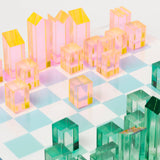 Ombre Lucite Chess & Checkers Sherbert