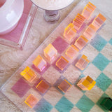 Ombre Lucite Chess & Checkers Sherbert