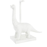 Dinosaur Lamp with Shade  Plaster White