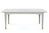 Bingham Bleached Cerused Oak Or Soft Gray Rectangle Extension Dining Table