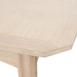 Bingham Bleached Cerused Oak Or Soft Gray Rectangle Extension Dining Table