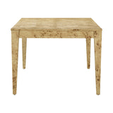 Natural Burl Rectangular Dining Table