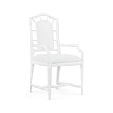 Chinoiserie Chippendale Side and Arm Dining Chair