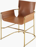 Camel Slingback Dining Chair