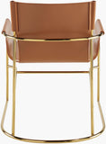 Camel Slingback Dining Chair