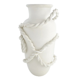 Twisted Amphora Vase-Matte White Pre Order